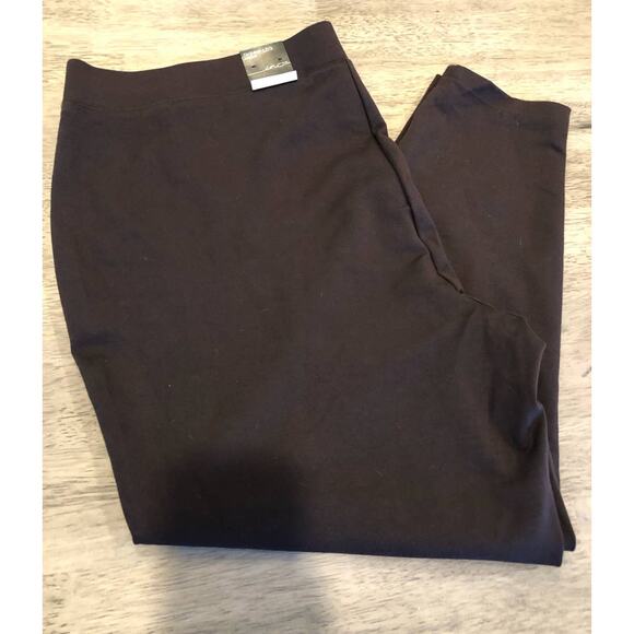 INC International Concepts Plus French Roast Skinny Leg Leggings - 28W - Picture 2 of 4